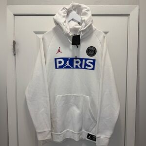Jordan Paris Saint-Germain PSG Hoodie White